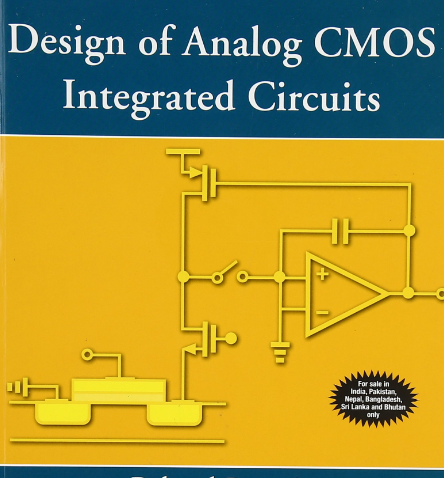 cmos analog integrated circuit design 